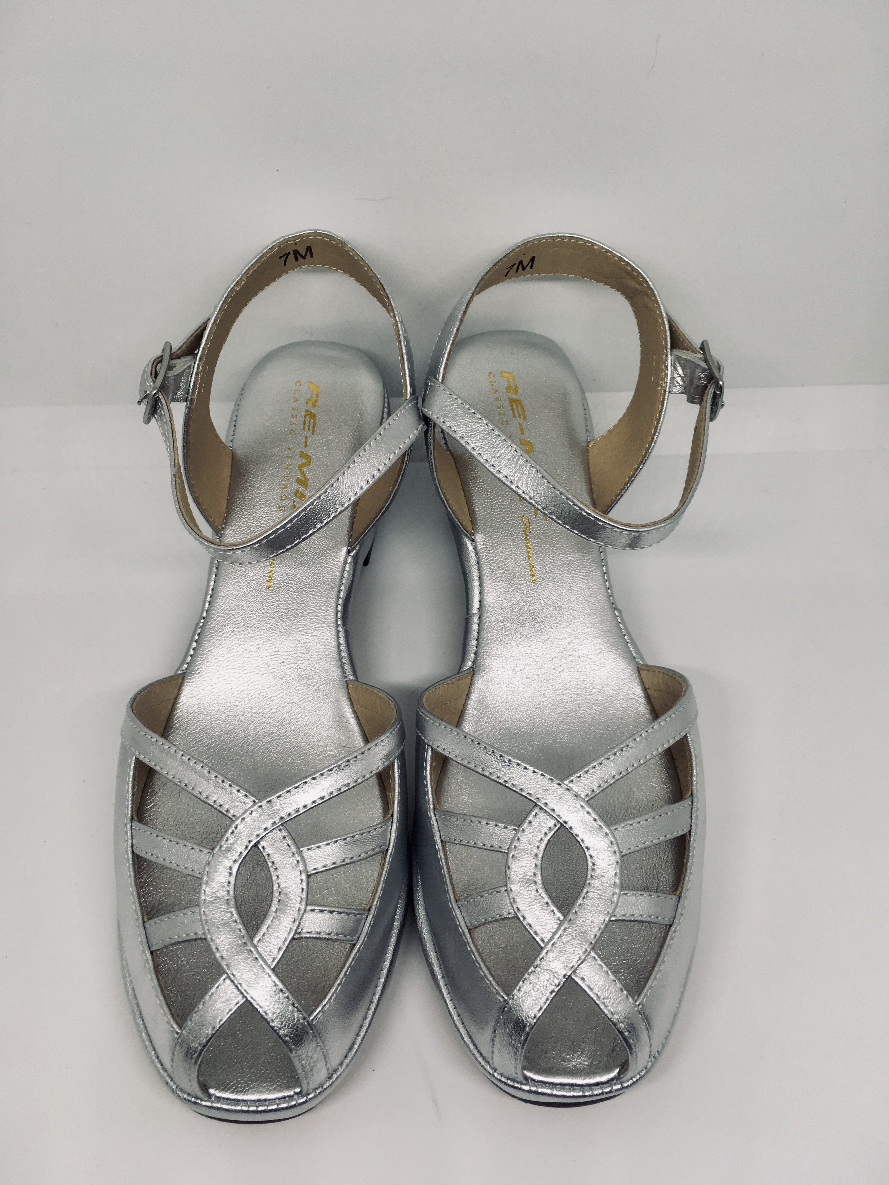 Marci silver – Schuhe kaufen – Re-Mix Vintage Shoes Europe