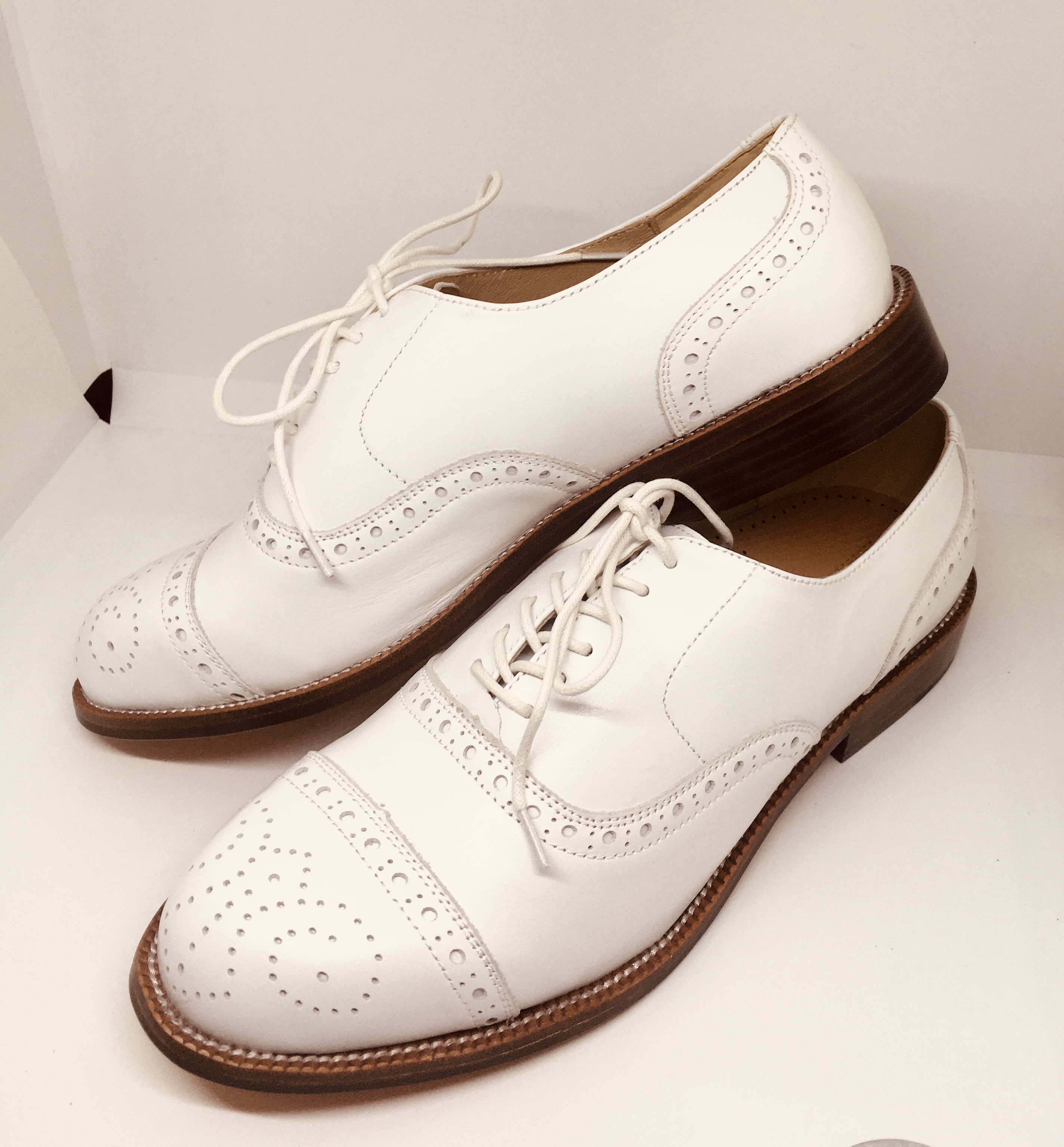 Cap Toe white – Schuhe kaufen – Re-Mix Vintage Shoes Europe