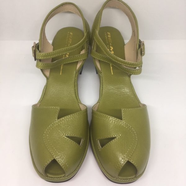 Picasso lime – Schuhe kaufen – Re-Mix Vintage Shoes Europe