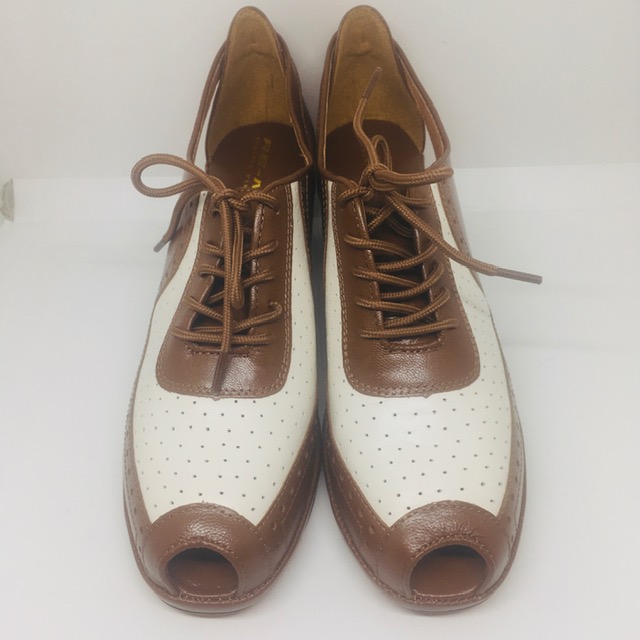 Spectator brown/tan – Re-Mix Vintage Shoes Europe