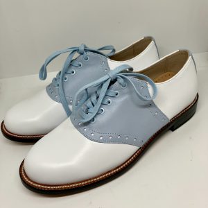Saddle Shoe weiß/hellbau